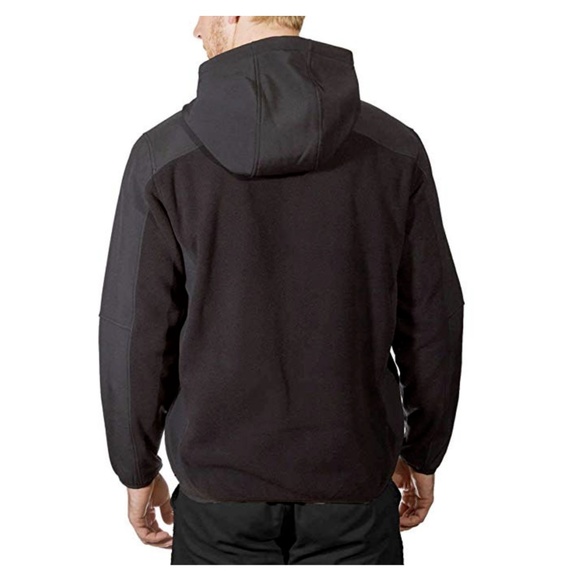 Reebok Sweaters Reebok Mens Mixed Media Softshell Jacket Black Poshmark